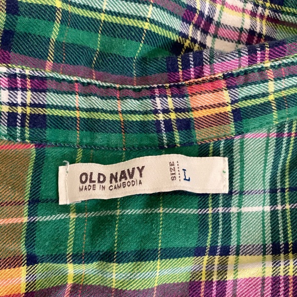 Plaid button up - Picture 3 of 3